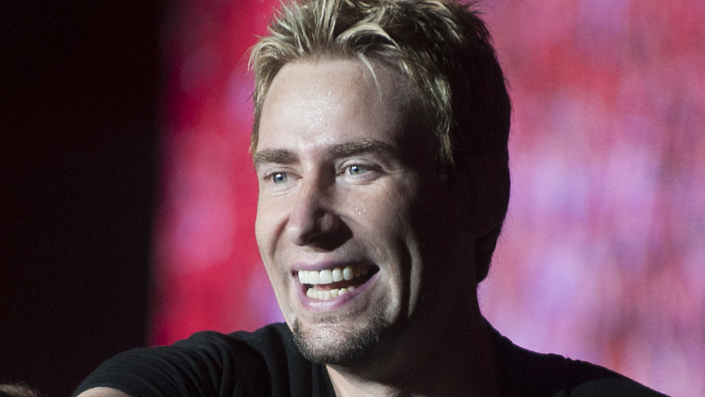 Nickelback playing a concert