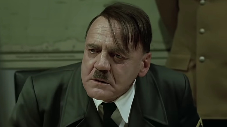 Hitler reflecting upon defeat 