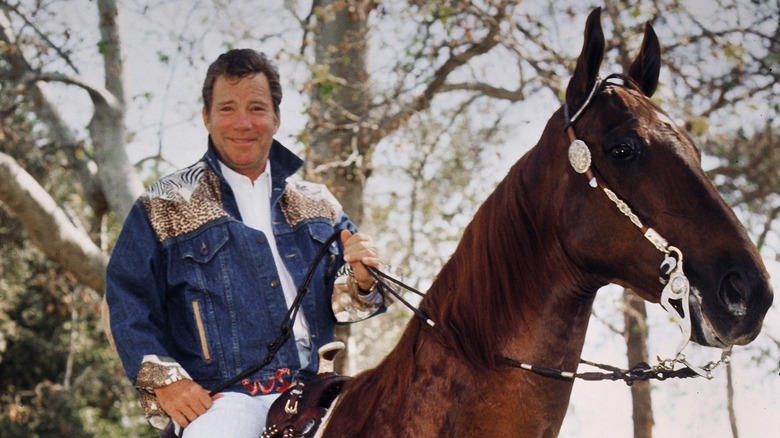 William Shatner on horse