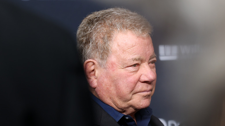 William Shatner frowns