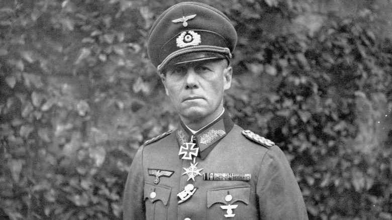 Rommel posing in uniform