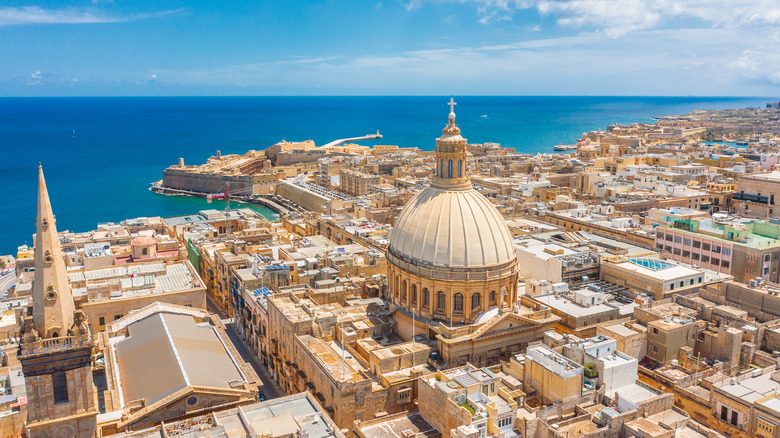 Overlooking La Valletta, Malta