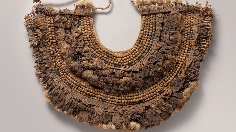 Dried floral collar from Tutankhamun
