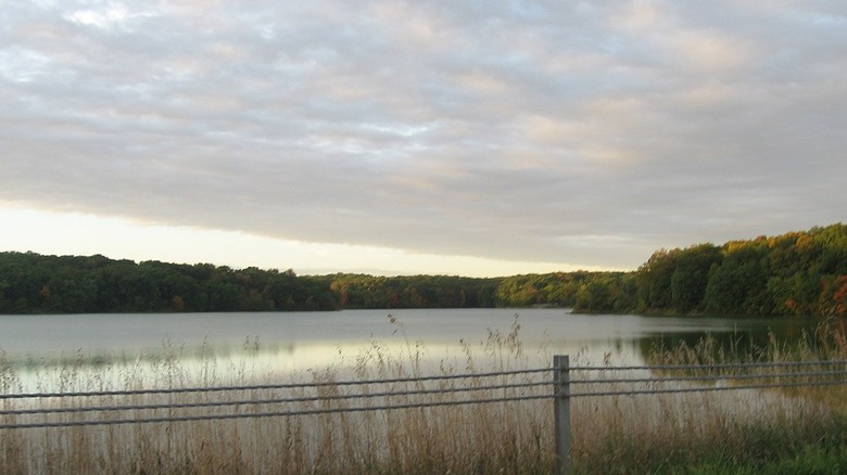 View over Lake Geode in Iowa's Geode State Park