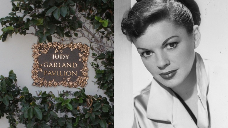Judy garland and pavilion plaque
