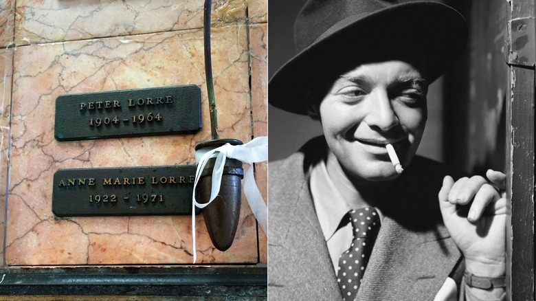 Peter Lorre and crypt