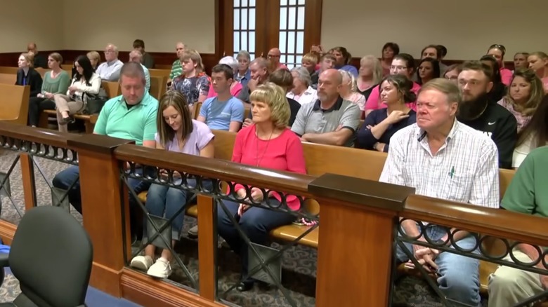 Rogers' family seated in court