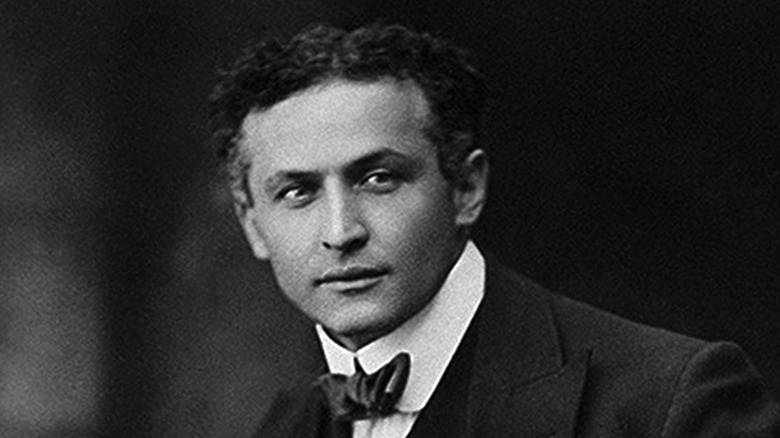 Harry Houdini poses for a portrait