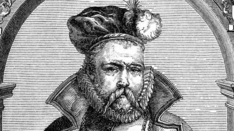 engraving of Tycho Brahe