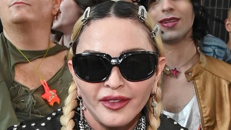 Madonna wearing sunglasses, 2022