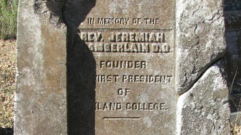 Jeremiah Chamberlain memorial