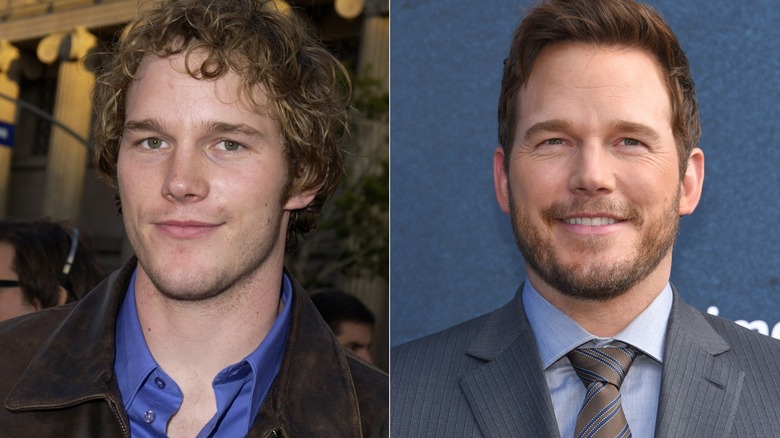 chris pratt curly hair young and 2020s