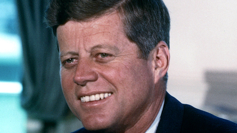 JFK smiling