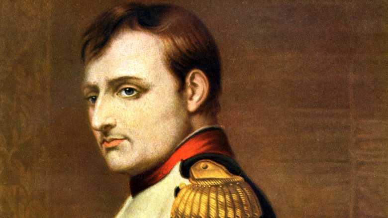 Napoleon posing