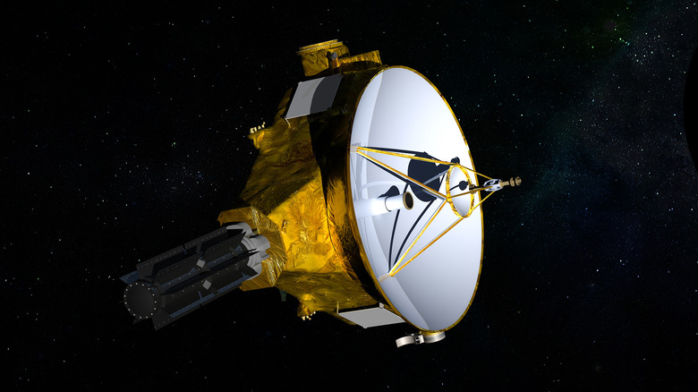 Artist's impression of NASA's New Horizons spacecraft.