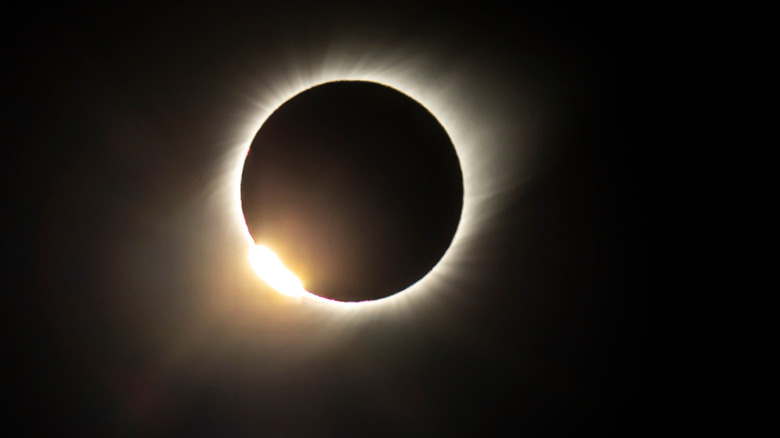 Solar eclipse seen in 2019.