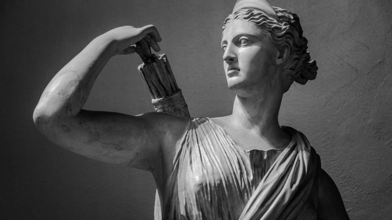 Greek statue of Diana