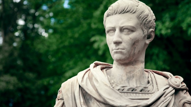 emperor Caligula statue