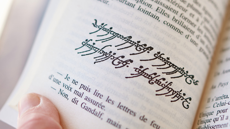 lord of the rings inscription page