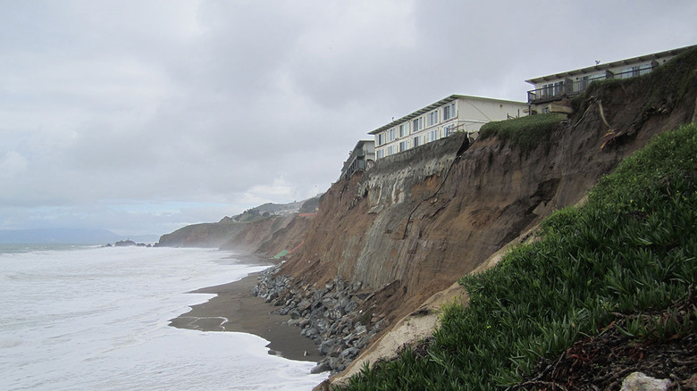 Coastal erosion on the West Coast
