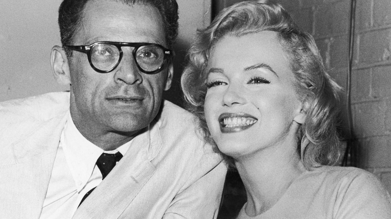 Arthur Miller with Marilyn Monroe couple