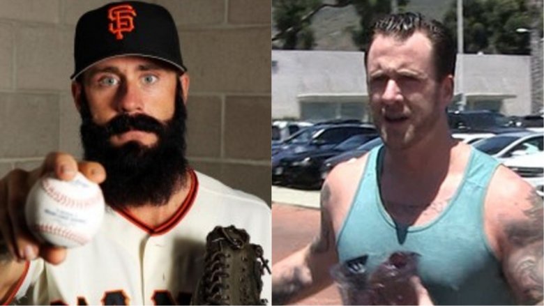 Brian Wilson with and without beard