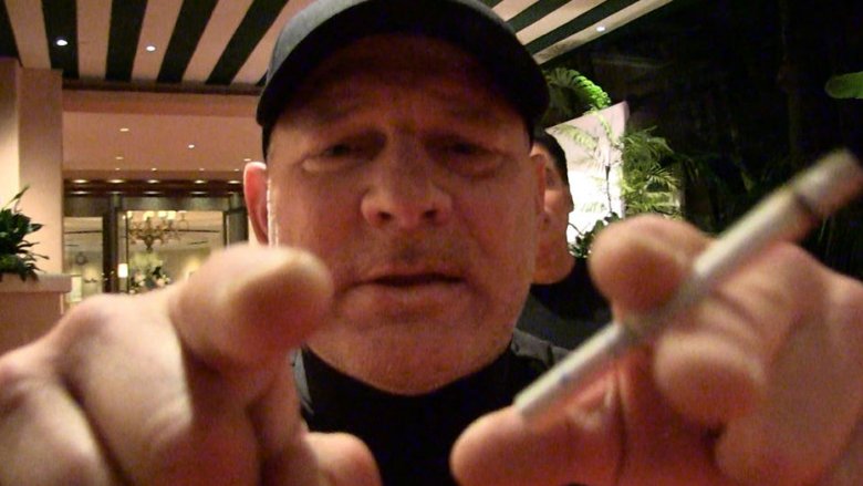 Lenny Dykstra camera close-up cigarette