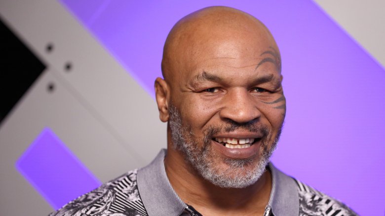 Mike Tyson smiling 