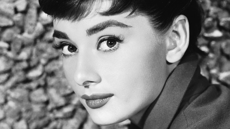 Portrait of actress Audrey Hepburn 