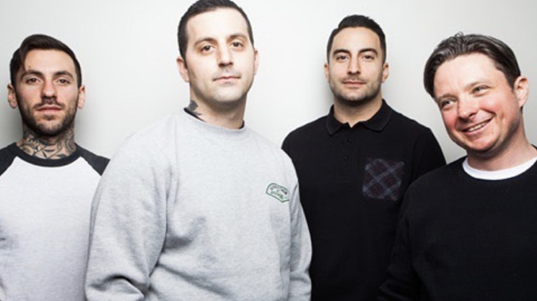 Bayside band press shot against a white background