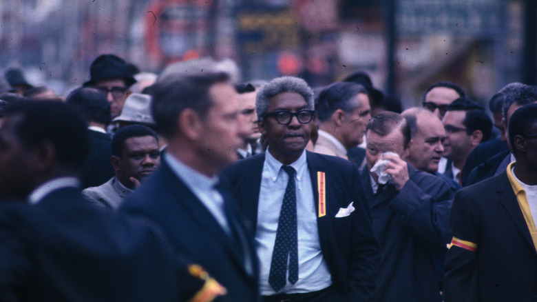 Bayard Rustin memorial March MLK
