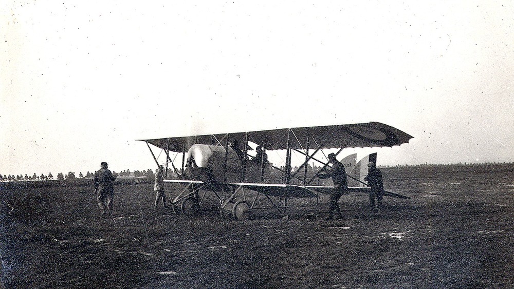 old Caudron biplane