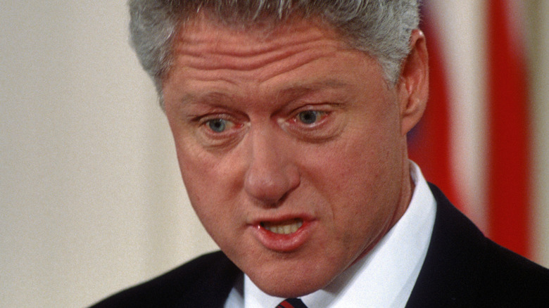 Bill Clinton while president
