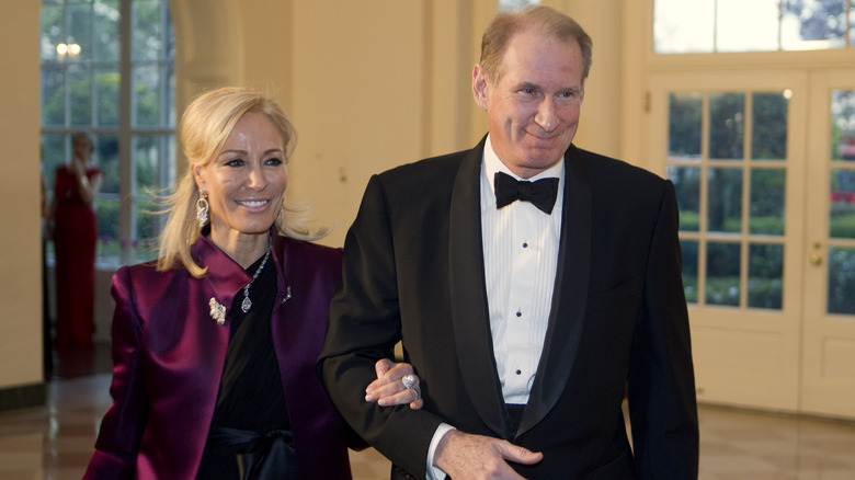 James Crown with a woman at a White House event