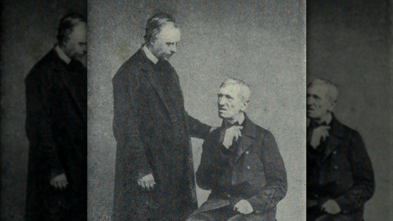 Posed photo of John Henry Newman and Ambrose St. John