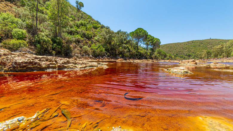 red water in Spain's Rio Tinto