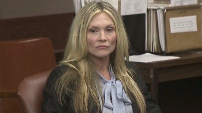 Amy Locane sitting in court