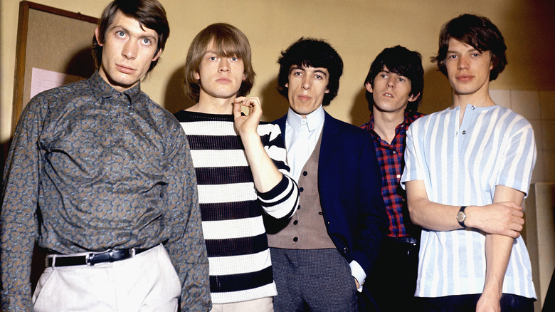The Rolling Stones posing together