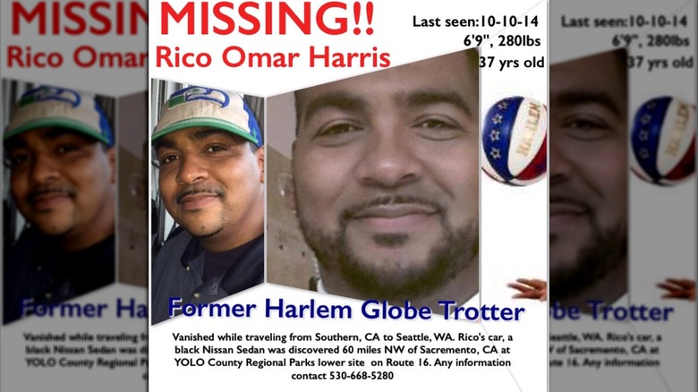 Rico Harris missing poster