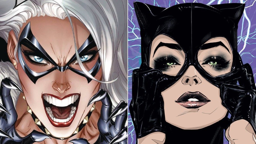 Black Cat, Cat Woman, Marvel, DC