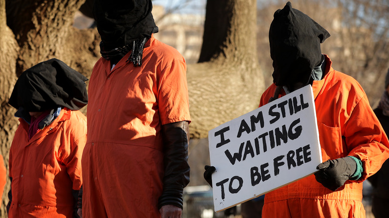 Anti-Guantanamo protesters