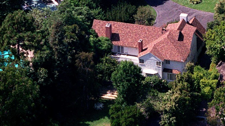 Overlooking O.J Simpson's house