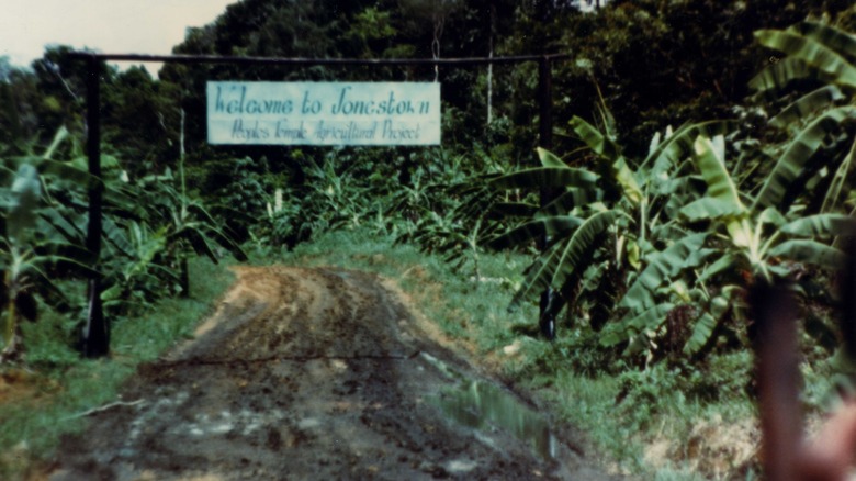 entrance to Jonestown in Guyana