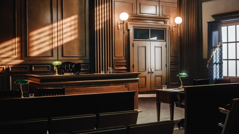 American courtroom