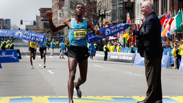 Lelisa Desisa  boston marathon