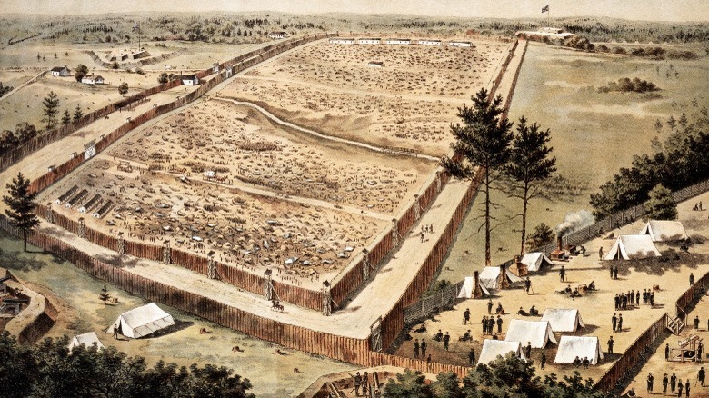 Andersonville Prison Camp from above