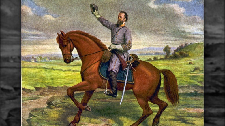 Stonewall Jackson riding horse