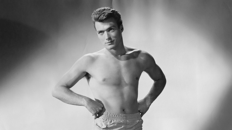 Young clint eastwood shirtless