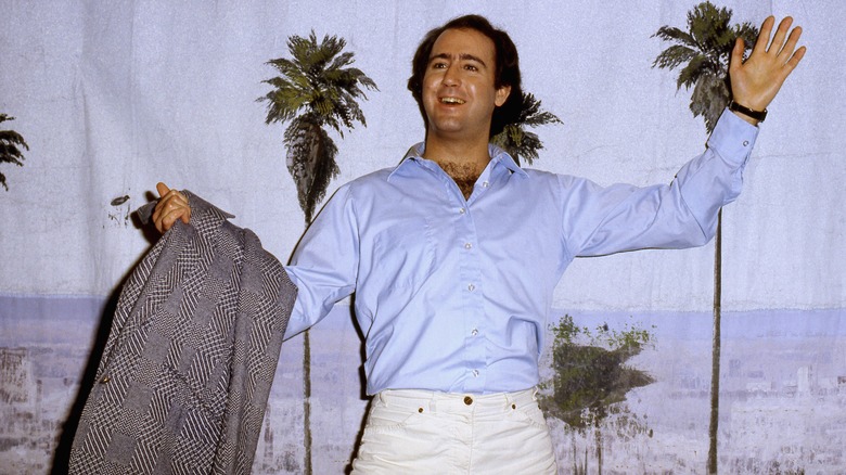 Andy Kaufman arriving at an event