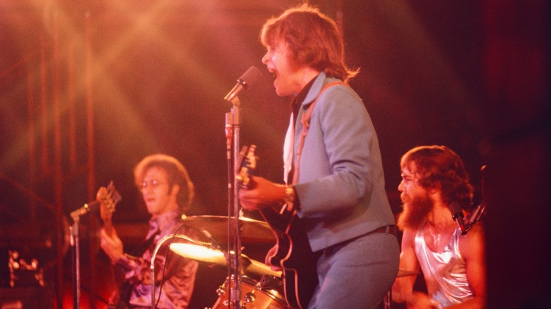 Creedence Clearwater Revival performing on stage